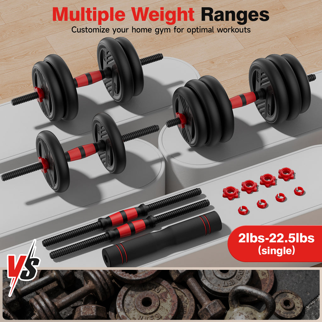 5-in-1 Adjustable Dumbbell Set